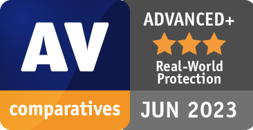 AV Comparatives Advanced Plus Real-World Protection